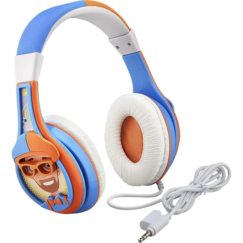 EKIDS BLIPPI AURICULARES INFANTILES CON CABLE 3.5 MM / 0.35 CM Y CONTROL DE VOLUMEN - 1