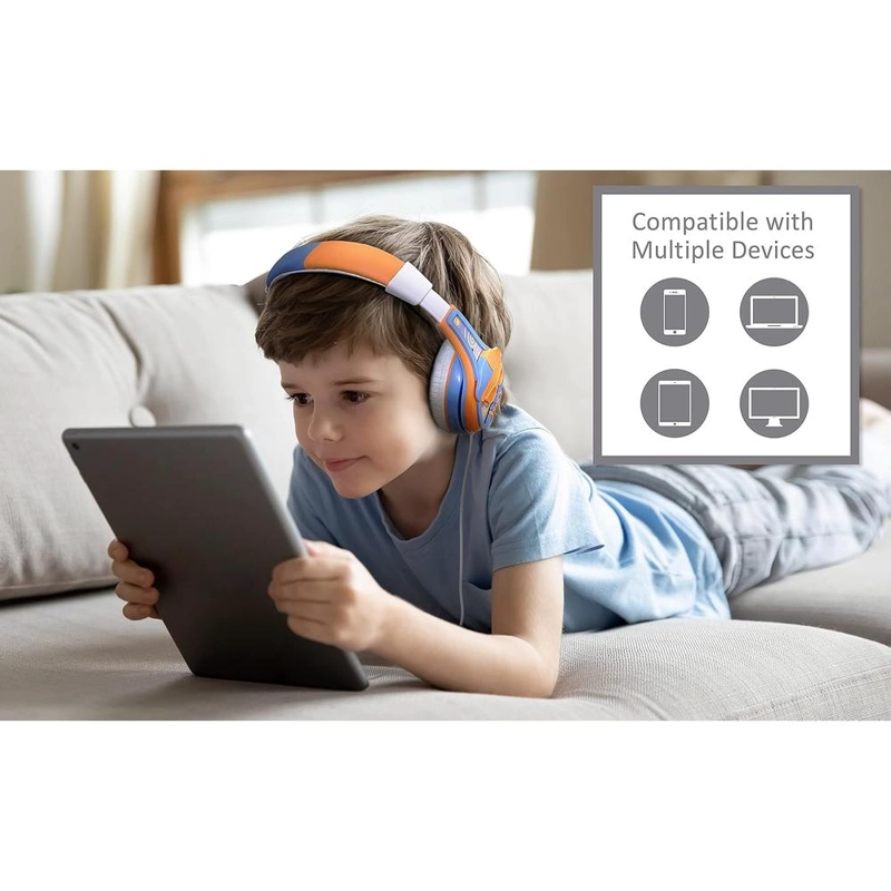 EKIDS BLIPPI AURICULARES INFANTILES CON CABLE 3.5 MM / 0.35 CM Y CONTROL DE VOLUMEN - 5