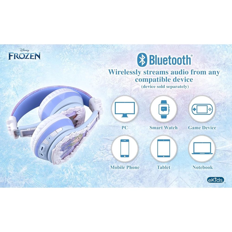 EKIDS FROZEN 2 AURICULARES BLUETOOTH CON MICRÓFONO Y VOLUMEN REDUCIDO - 3