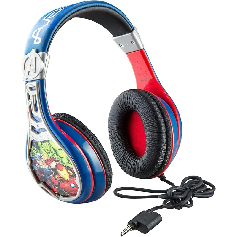 EKIDS VENGADORES AURICULARES INFANTILES CON CABLE Y CONTROL DE VOLUMEN - 1