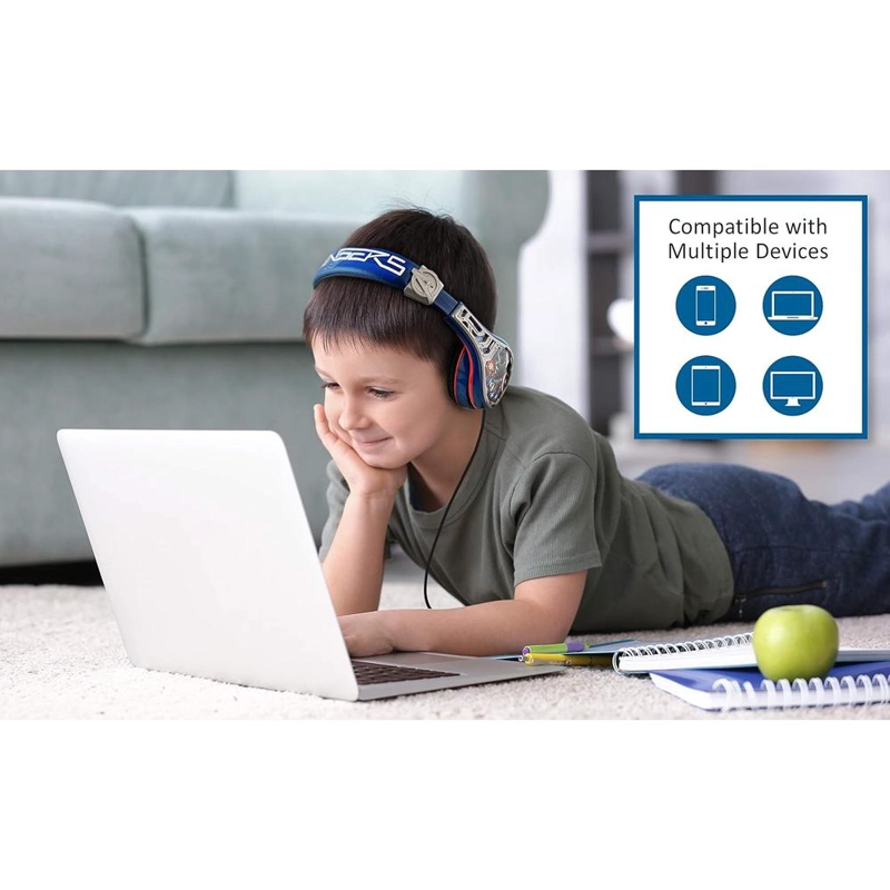 EKIDS VENGADORES AURICULARES INFANTILES CON CABLE Y CONTROL DE VOLUMEN - 3
