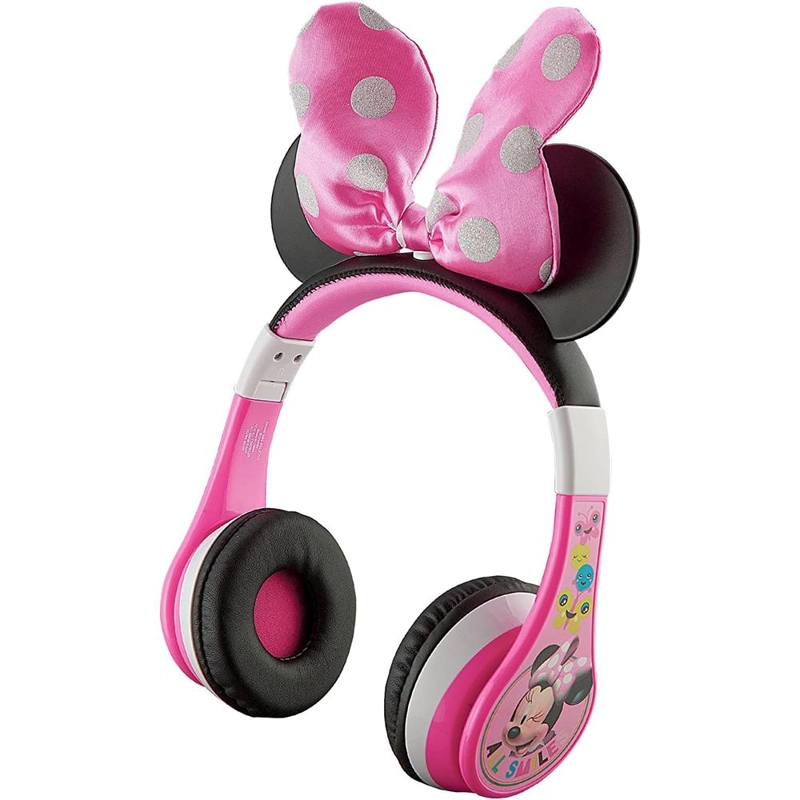 EKIDS MINNIE MOUSE AURICULARES BLUETOOTH INFANTILES PLEGABLES ROSA - 1