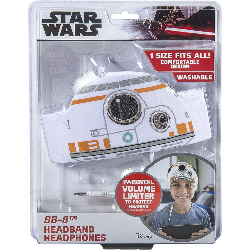 EKIDS STAR WARS AURICULARES INFANTILES CON DIADEMA SUPERSUAVE - 5