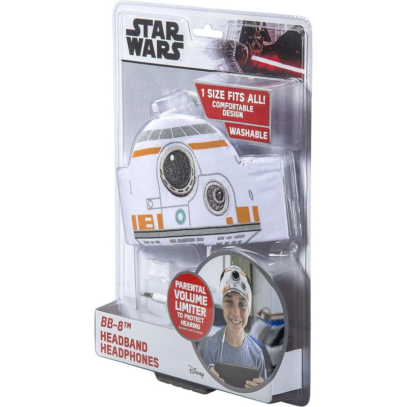 EKIDS STAR WARS AURICULARES INFANTILES CON DIADEMA SUPERSUAVE - 6