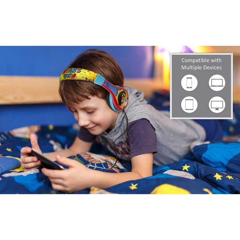EKIDS RYANS WORLD AURICULARES INFANTILES PLEGABLES CON CABLE 3.5 MM / 0.35 CM - 3