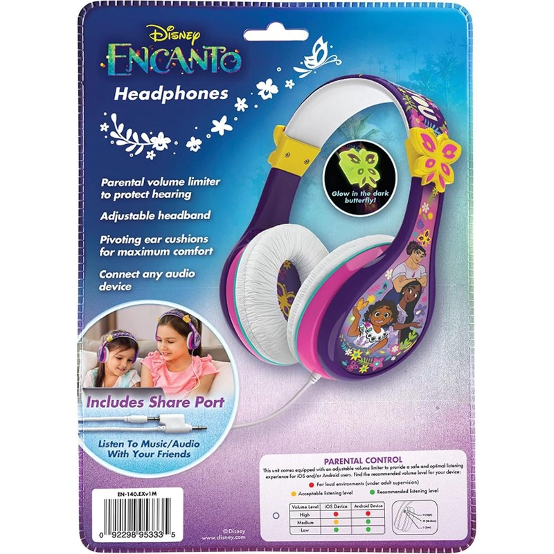 EKIDS ENCANTO AURICULARES INFANTILES CON CABLE Y ADAPTADOR INCLUIDO - 6