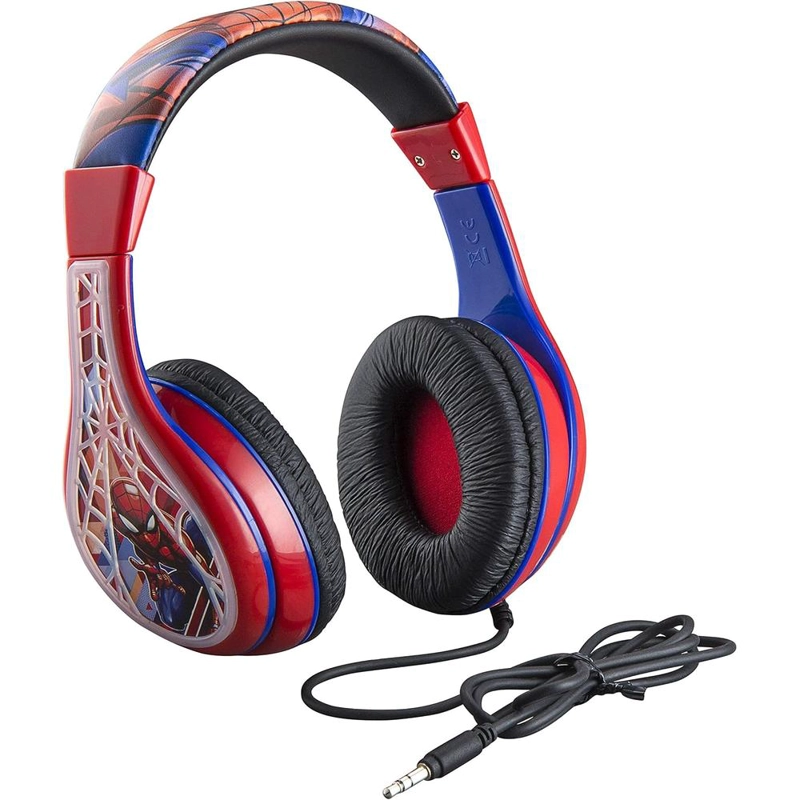 EKIDS SPIDERMAN AURICULARES INFANTILES PLEGABLES CON CABLE 3.5 MM / 0.35 CM - 1