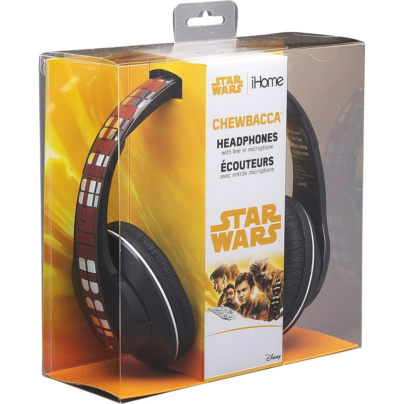EKIDS STAR WARS AURICULARES HAN SOLO Y CHEWBACCA CON MICRÓFONO - 6