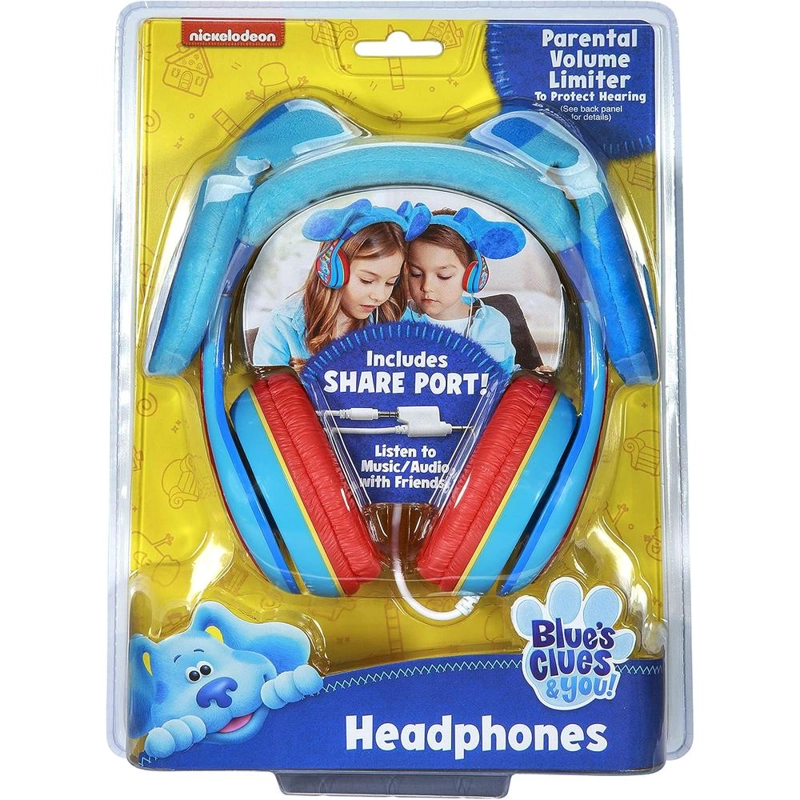 EKIDS BLUES CLUES AURICULARES INFANTILES CON PUERTO PARA COMPARTIR - 4