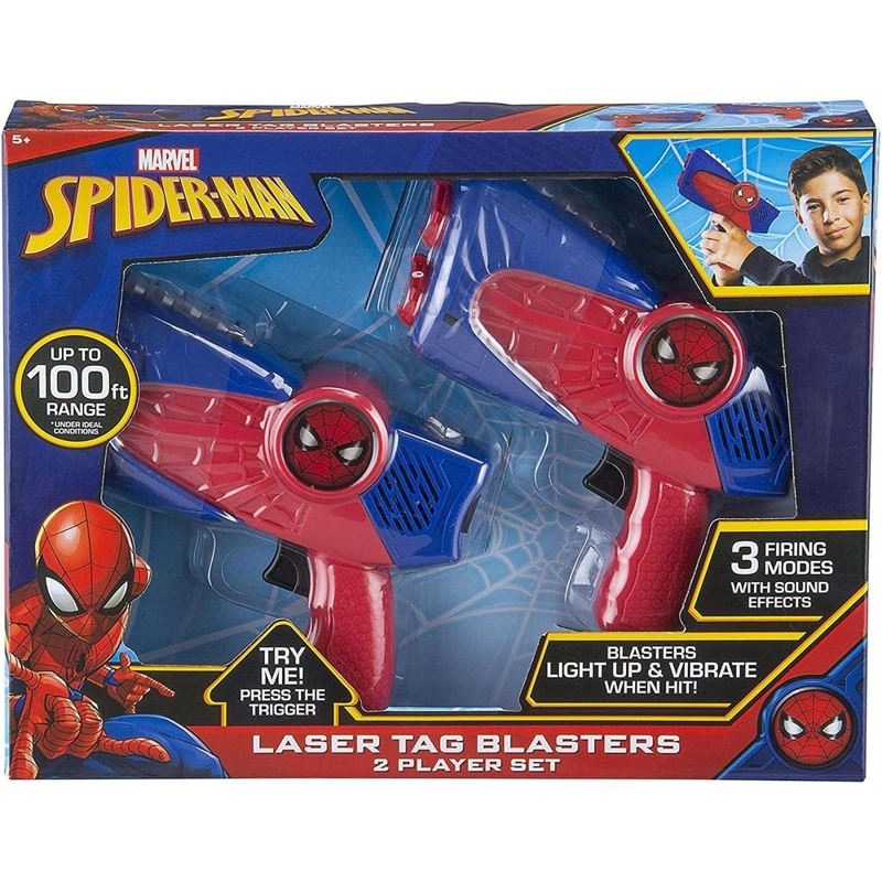 EKIDS SPIDERMAN PISTOLA LÁSER INFANTIL CON LUCES Y VIBRACIÓN - 4