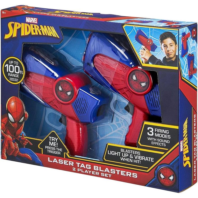 EKIDS SPIDERMAN PISTOLA LÁSER INFANTIL CON LUCES Y VIBRACIÓN - 5