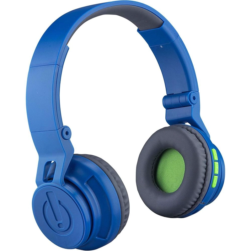EKIDS AURICULARES BLUETOOTH INFANTILES AZULES CON MICRÓFONO Y VOLUMEN REDUCIDO - 1