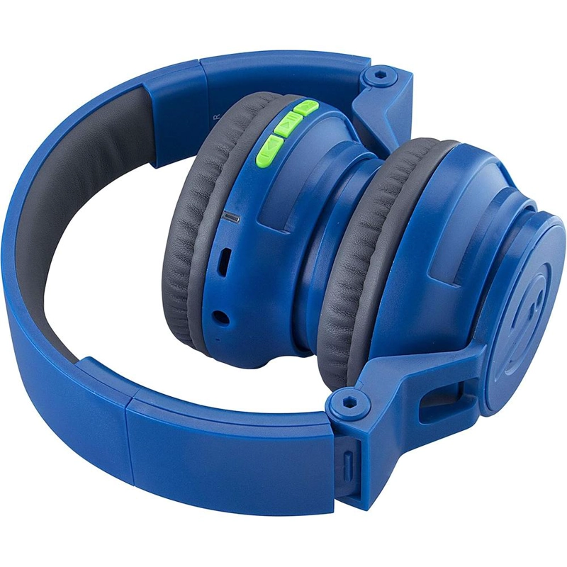 EKIDS AURICULARES BLUETOOTH INFANTILES AZULES CON MICRÓFONO Y VOLUMEN REDUCIDO - 5