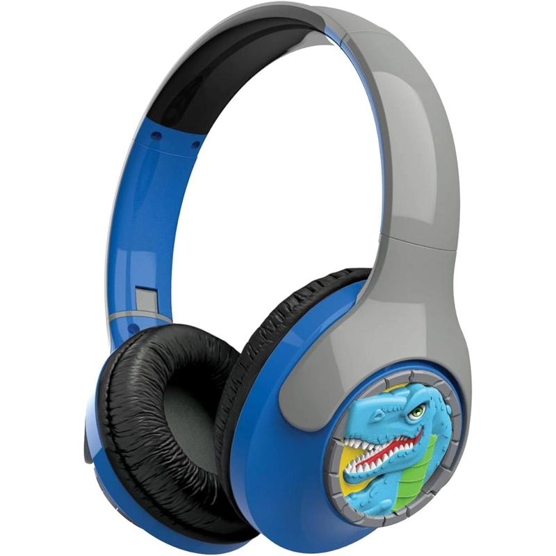 EKIDS DINOSAURIO AURICULARES BLUETOOTH INFANTILES CON VOLUMEN REDUCIDO - 2