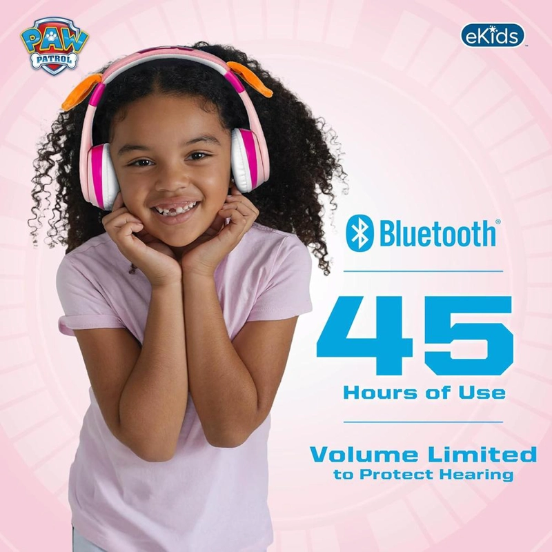 EKIDS PAW PATROL AURICULARES BLUETOOTH INFANTILES CON MICRÓFONO Y CABLE AUXILIAR - 2