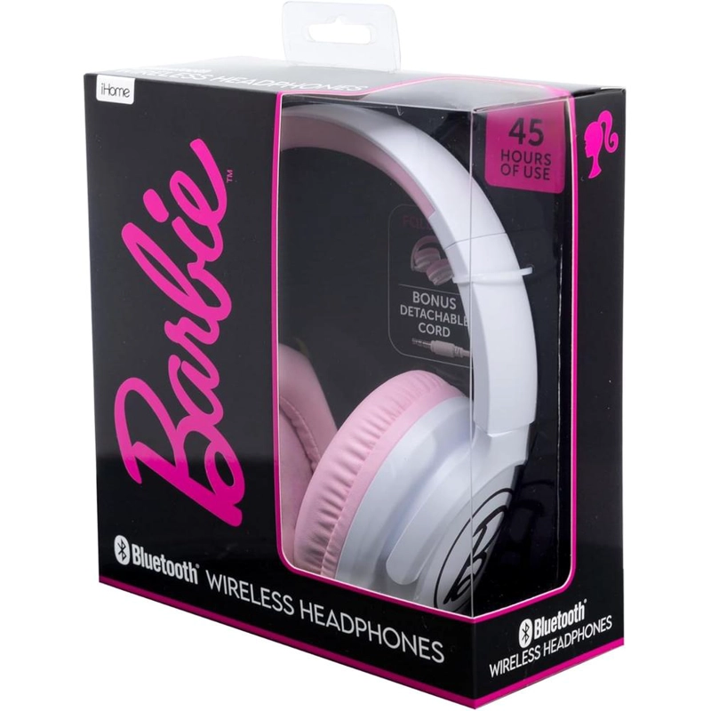 EKIDS BARBIE AURICULARES INALÁMBRICOS BLUETOOTH CON MICRÓFONO Y CABLE AUXILIAR - 6