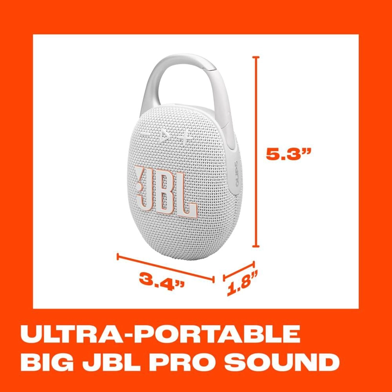 JBL CLIP 5 ALTAVOZ BLUETOOTH, RESISTENTE AL AGUA - 5