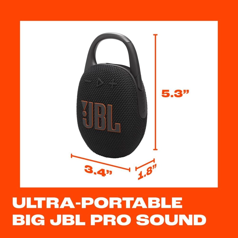 JBL CLIP 5 ALTAVOZ BLUETOOTH, RESISTENTE AL AGUA - 5