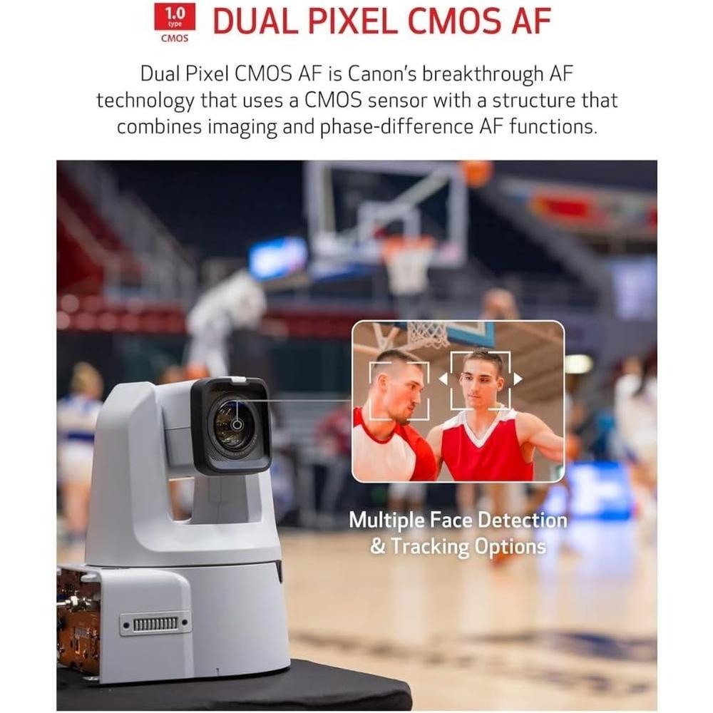 CANON CÁMARA PRO PTZ CR-N500 4K ZOOM 15X | BLANCO - 5