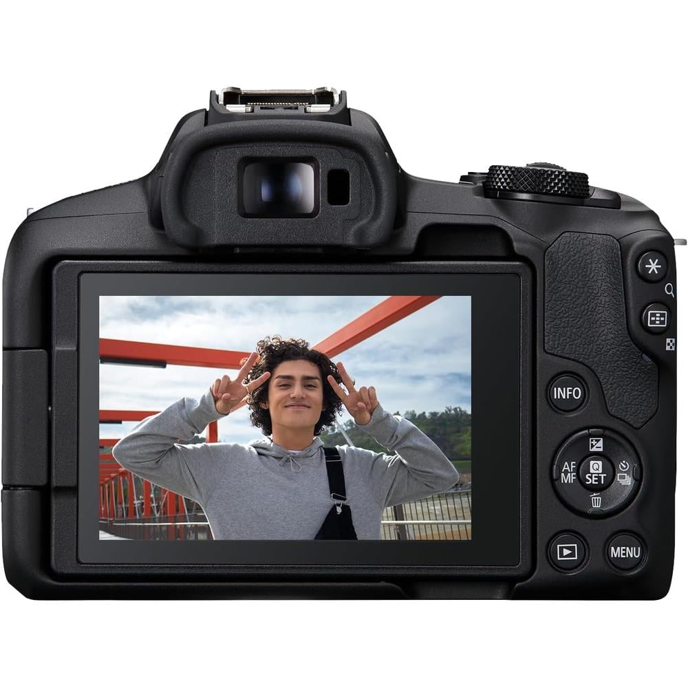 CANON CÁMARA EOS R50 KIT SIN ESPEJO | NEGRO - 4
