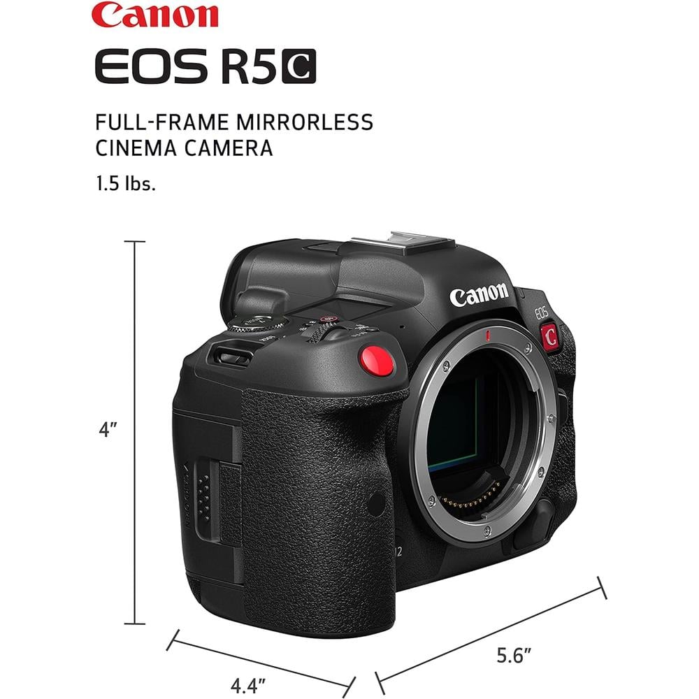 CANON CÁMARA EOS R5 C CINE HÍBRIDA | NEGRO - 2