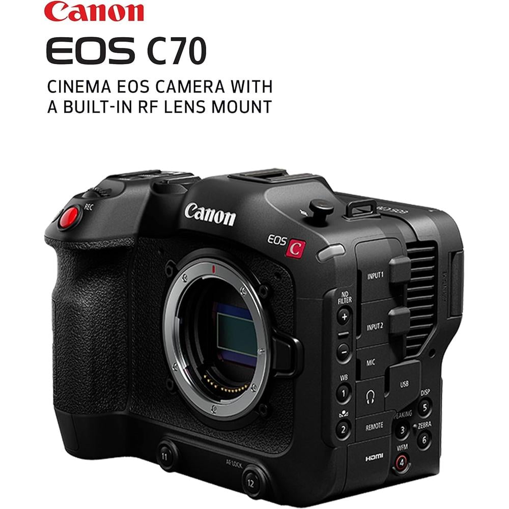 CANON CÁMARA DE CINE EOS C70 4K SUPER | NEGRO - 2