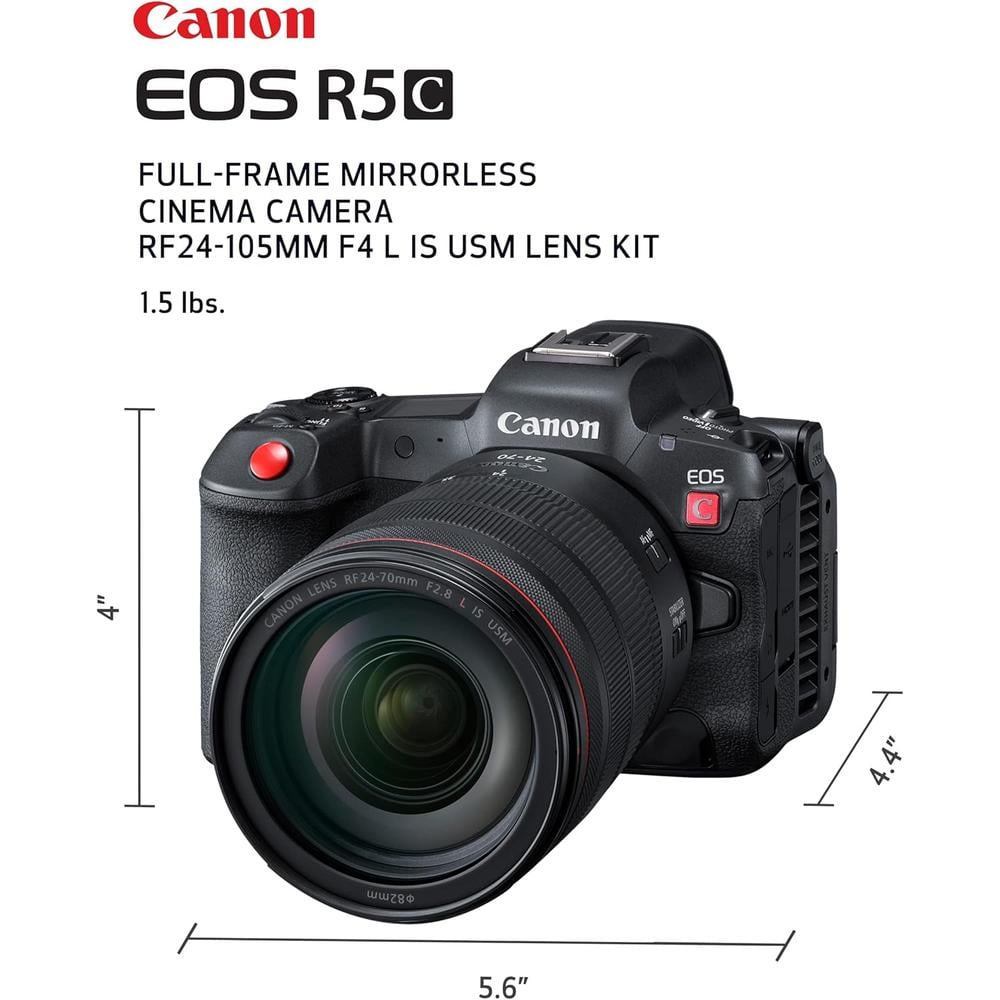 CANON CÁMARA EOS R5 CINE/FOTO KIT | NEGRO - 2