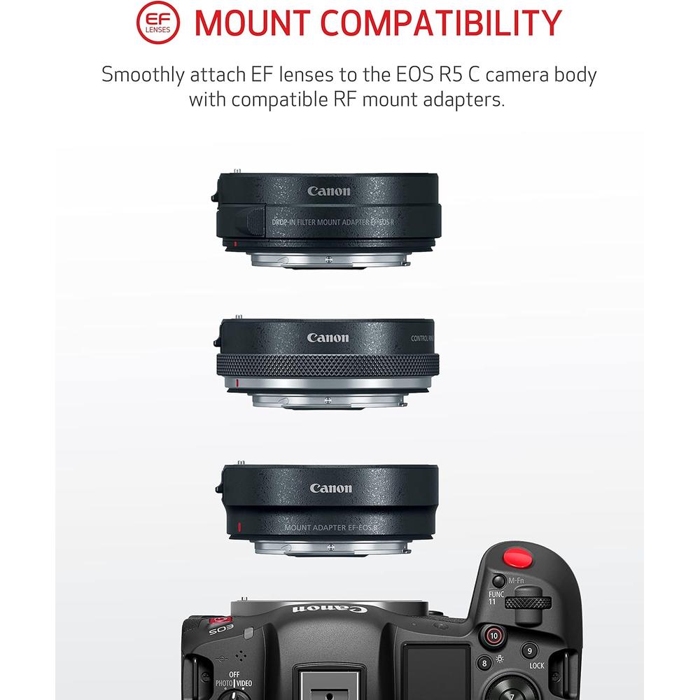 CANON CÁMARA EOS R5 CINE/FOTO KIT | NEGRO - 6