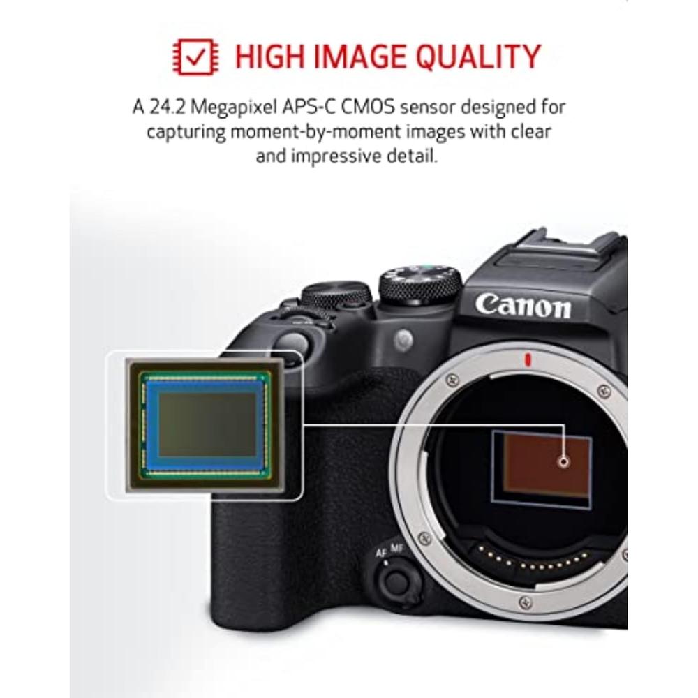 CANON CÁMARA EOS R10 MIRRORLESS | NEGRO - 6