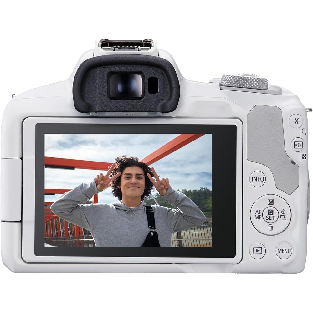 CANON CÁMARA EOS R50 KIT MIRRORLESS | PLATA - 4