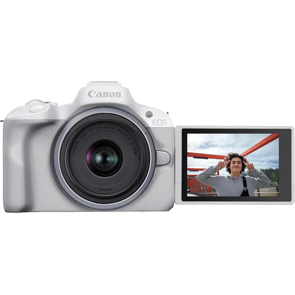 CANON CÁMARA EOS R50 KIT MIRRORLESS | PLATA - 6