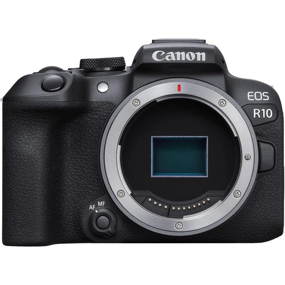 CANON CÁMARA SIN ESPEJO EOS R10 4K | NEGRO - 1