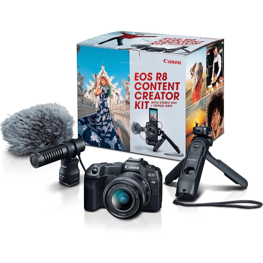 CANON CÁMARA EOS R8 KIT CREACIÓN | NEGRO - 1
