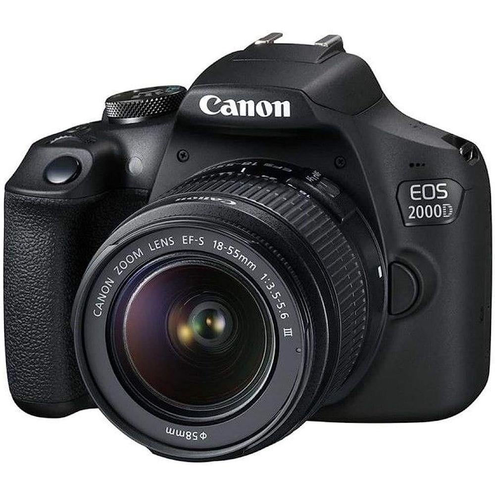 CANON CÁMARA RÉFLEX EOS 2000D KIT 3 ACCESORIOS OBJETIVOS REACONDICIONADO | NEGRO - 4