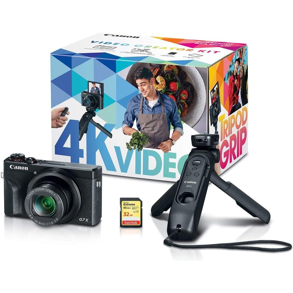 CANON CÁMARA DIGITAL POWERSHOT G7 X MARK III TRÍPODE | NEGRO - 1