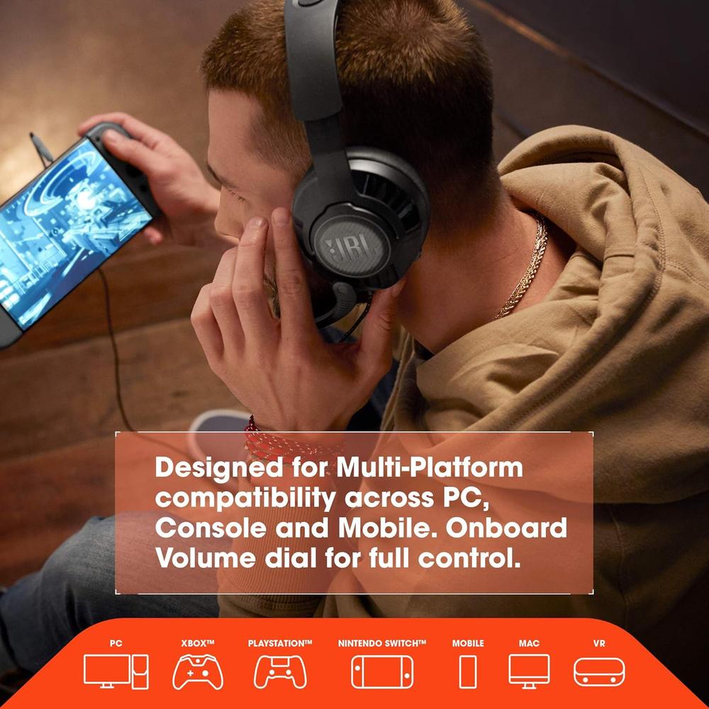 JBL QUANTUM 200 AURICULARES GAMING - 2