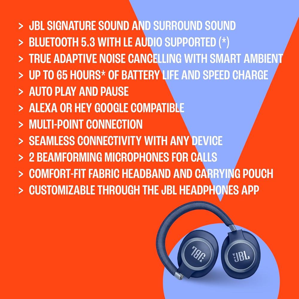 JBL LIVE 770NC AURICULARES INALÁMBRICOS | AZUL - 6