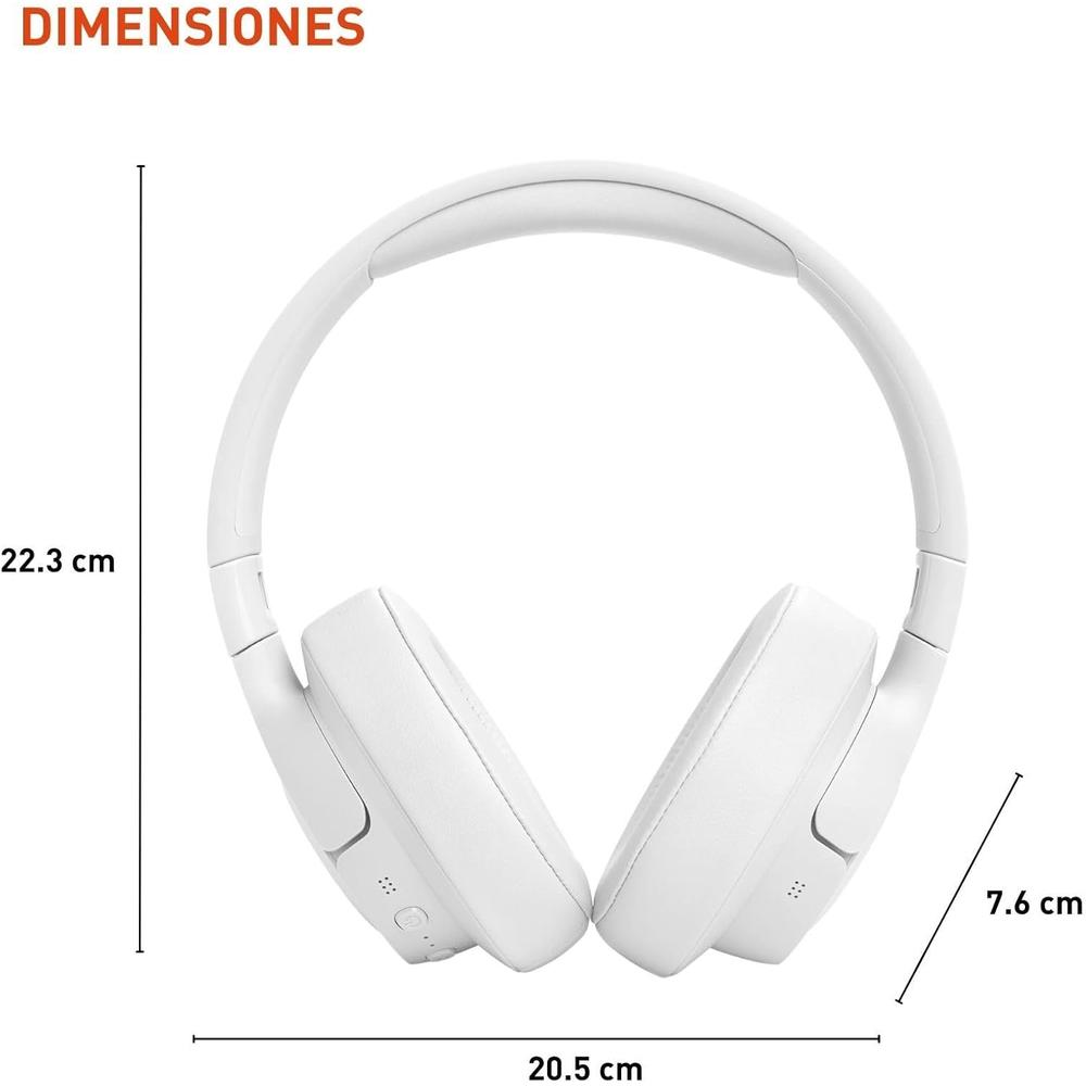JBL TUNE 770NC AURICULARES INALÁMBRICOS | BLANCO - 3