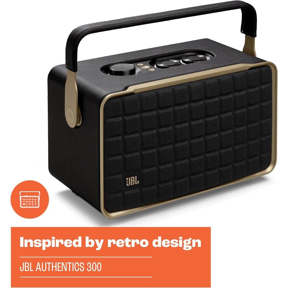JBL AUTHENTICS 300 ALTAVOZ BLUETOOTH | BLANCO/DORADO - 4