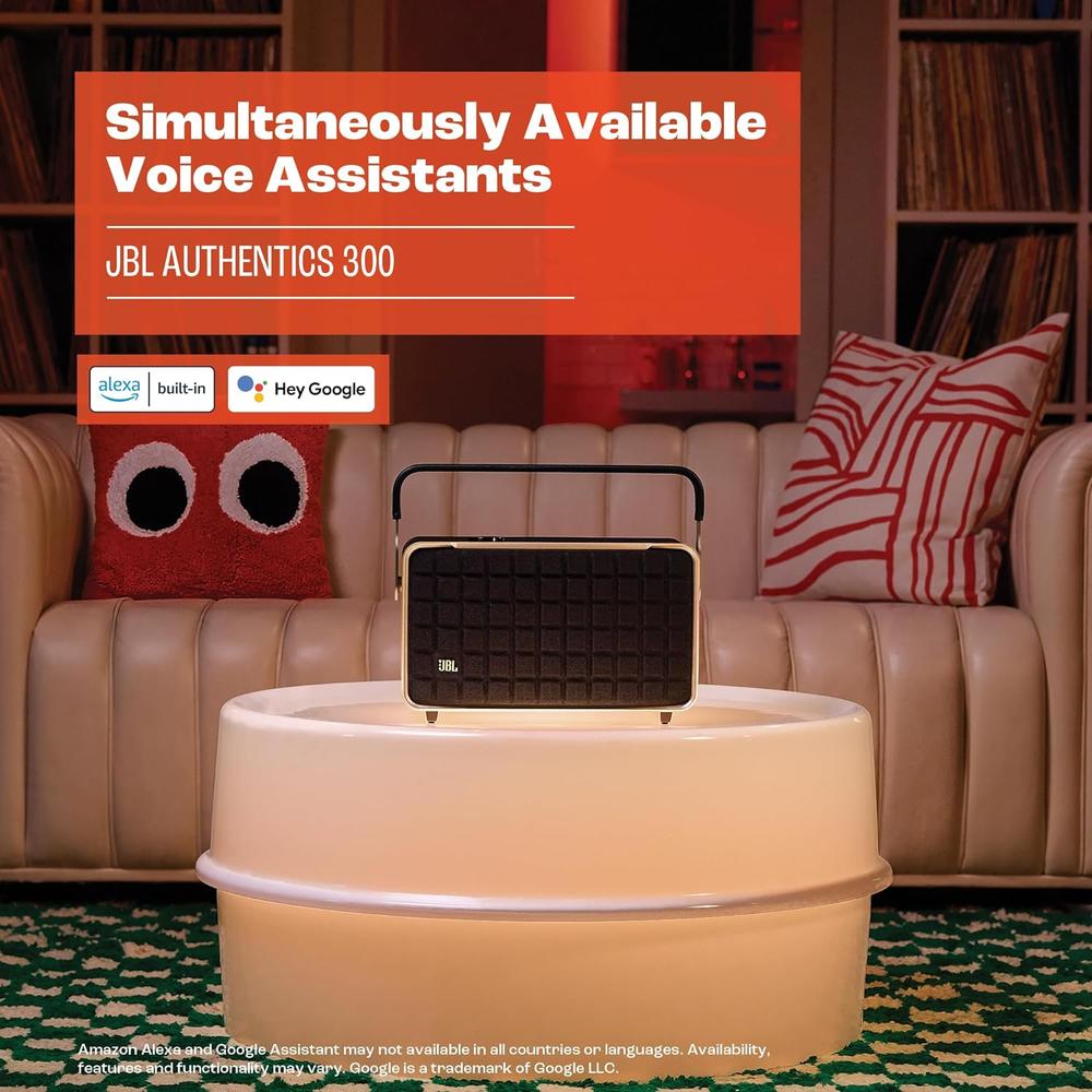 JBL AUTHENTICS 300 ALTAVOZ BLUETOOTH | BLANCO/DORADO - 5