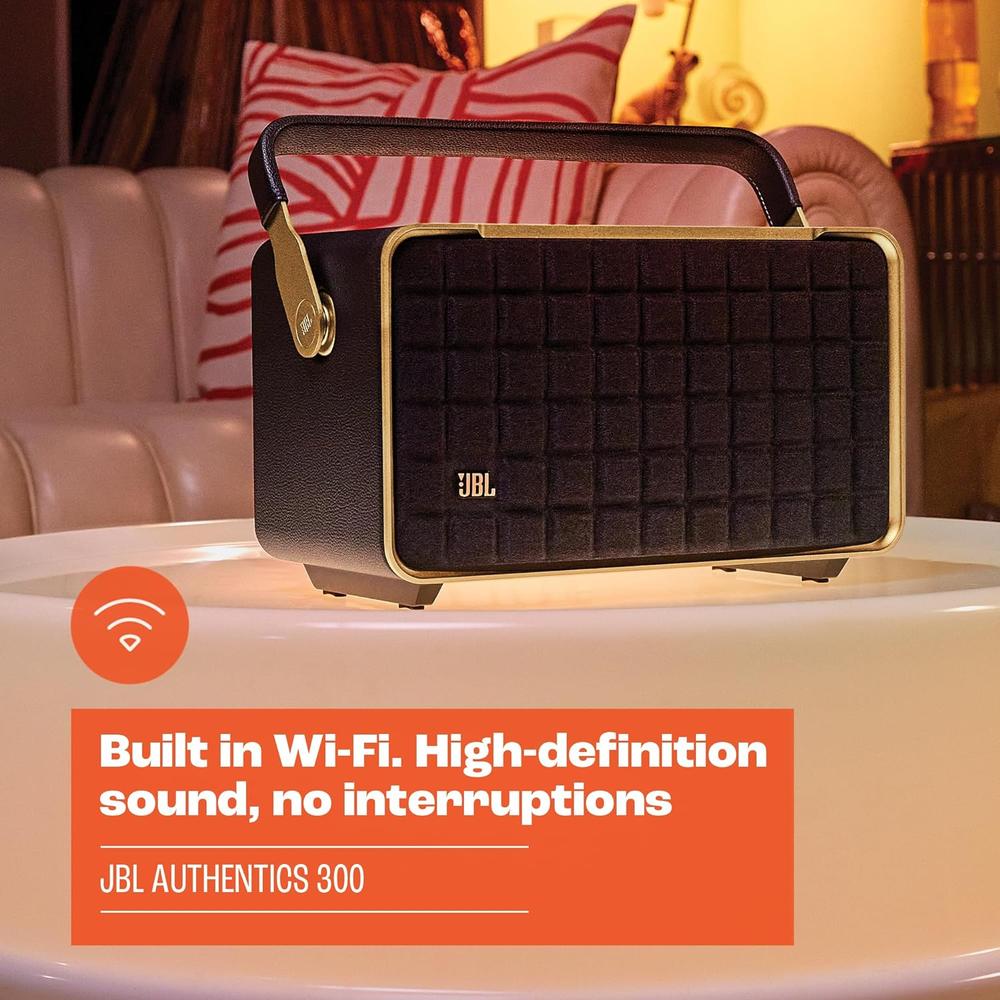 JBL AUTHENTICS 300 ALTAVOZ BLUETOOTH | BLANCO/DORADO - 6