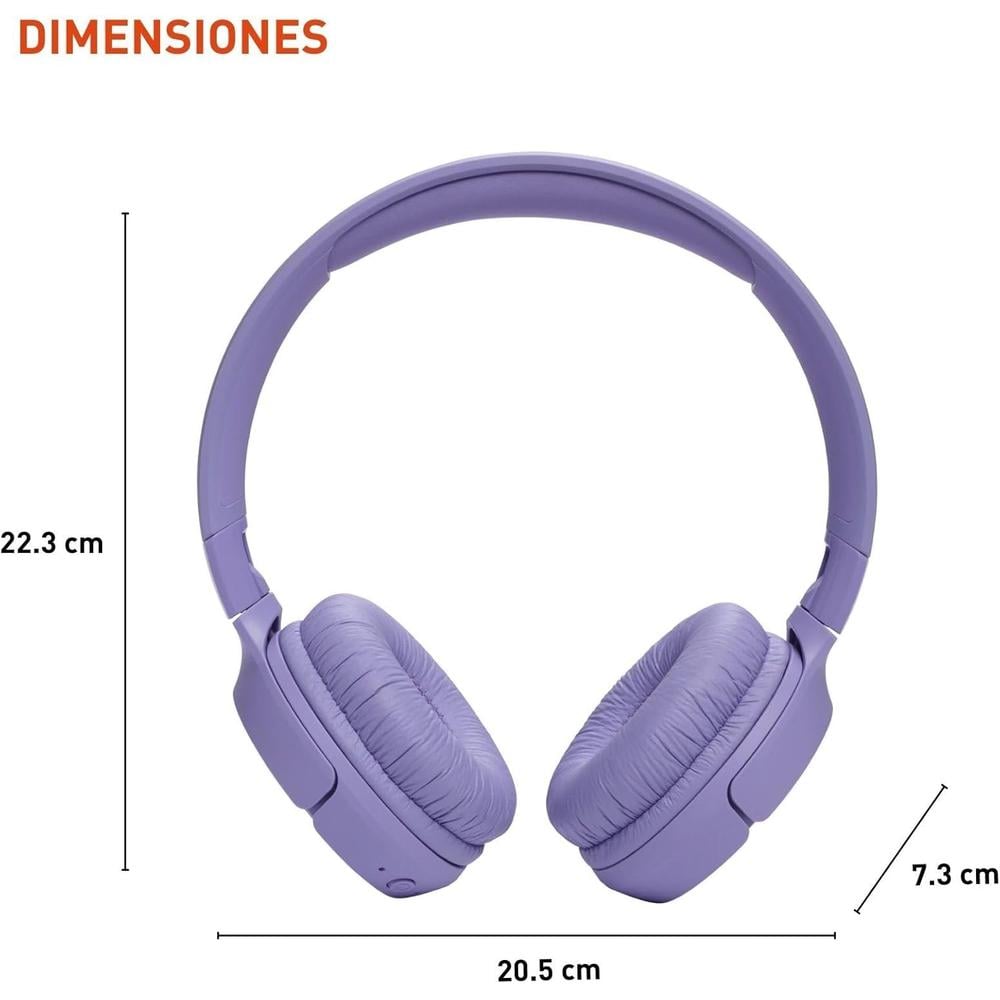 JBL TUNE 520BT AURICULARES INALÁMBRICOS | MORADO - 3