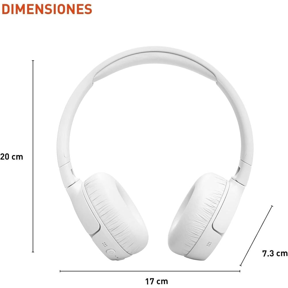 JBL TUNE 670NC AURICULARES INALÁMBRICOS | BLANCO - 3