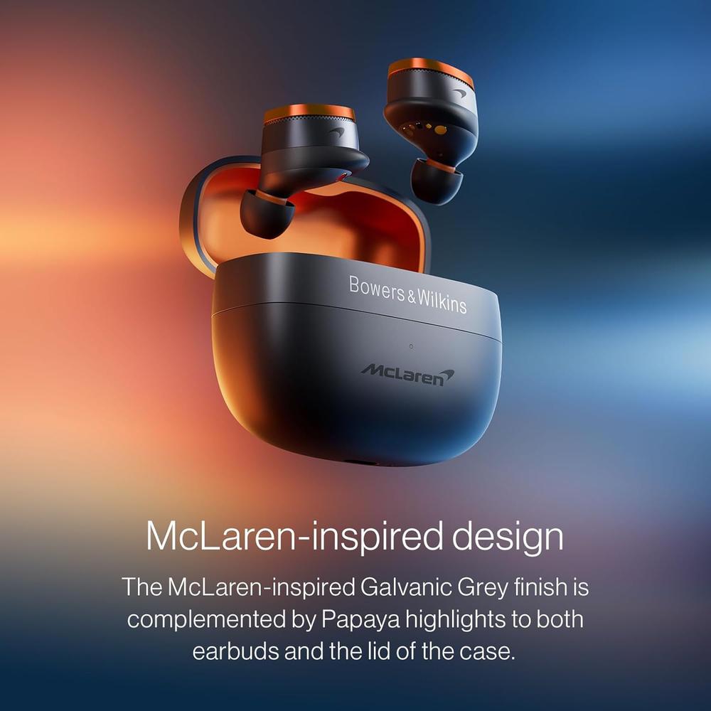 BOWERS Y WILKINS PI8 MCLAREN AUDÍFONOS BLUETOOTH | NEGRO - 2