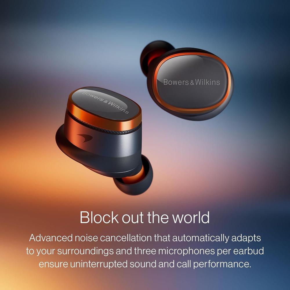 BOWERS Y WILKINS PI8 MCLAREN AUDÍFONOS BLUETOOTH | NEGRO - 4