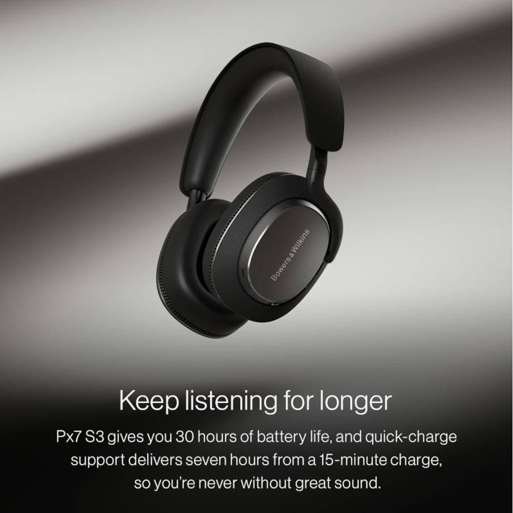 BOWERS Y WILKINS PX7 S3 AUDÍFONOS BLUETOOTH | BLANCO LIENZO - 6