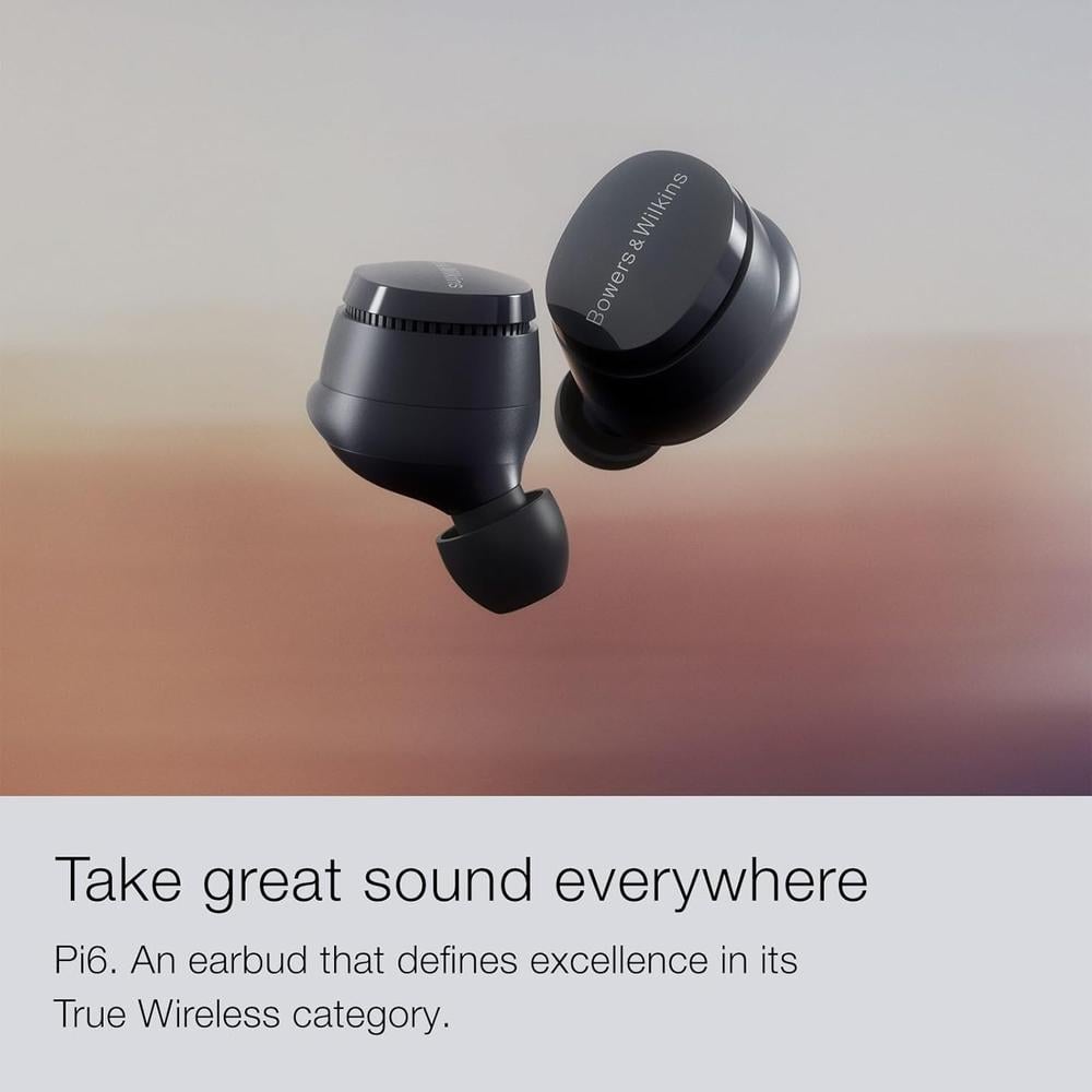 BOWERS Y WILKINS PI6 AUDÍFONOS BLUETOOTH | GRIS TORMENTA - 2