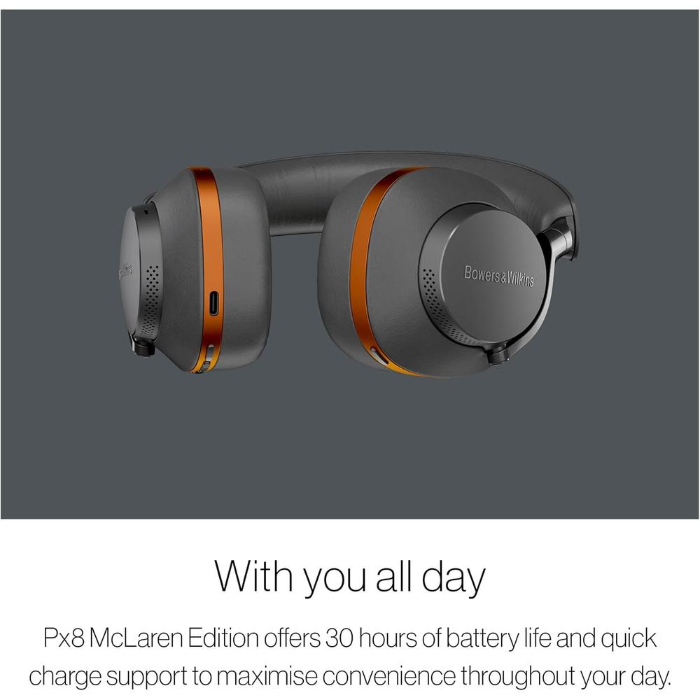BOWERS Y WILKINS PX8 MCLAREN AUDÍFONOS BLUETOOTH | NEGRO - 6