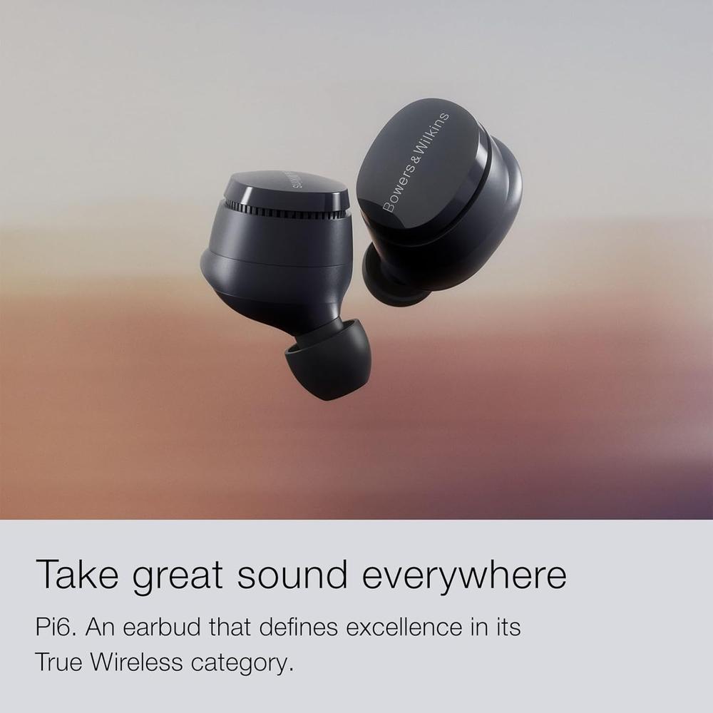 BOWERS Y WILKINS PI6 AUDÍFONOS BLUETOOTH | GRIS NUBE - 2