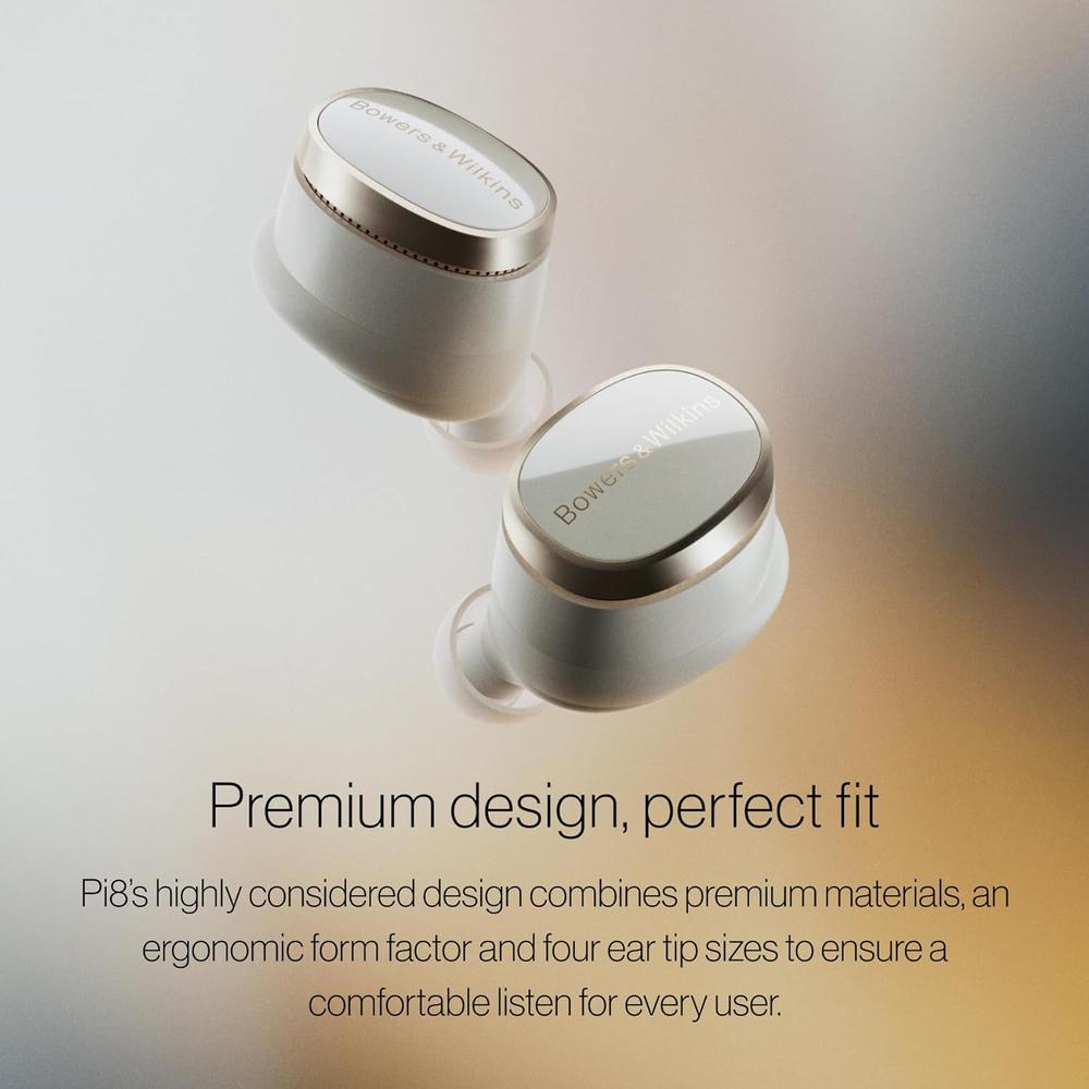BOWERS Y WILKINS PI8 AUDÍFONOS BLUETOOTH | BLANCO PALOMA - 6
